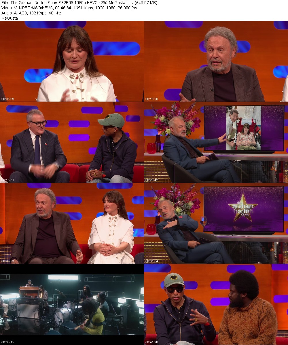 The Graham Norton Show S32E06 1080p HEVC x265-MeGusta