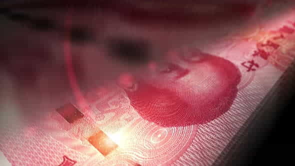 Chinese yuan Renminbi money counting - VideoHive 33335733
