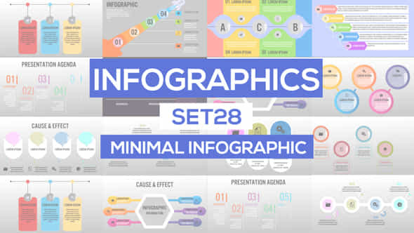 Infographics Set 28 - VideoHive 27241344