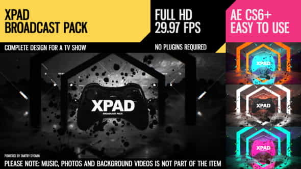 XPaD (Broadcast Pack) - VideoHive 21853357