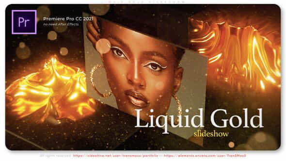 Liquid Gold Slideshow - VideoHive 49002134