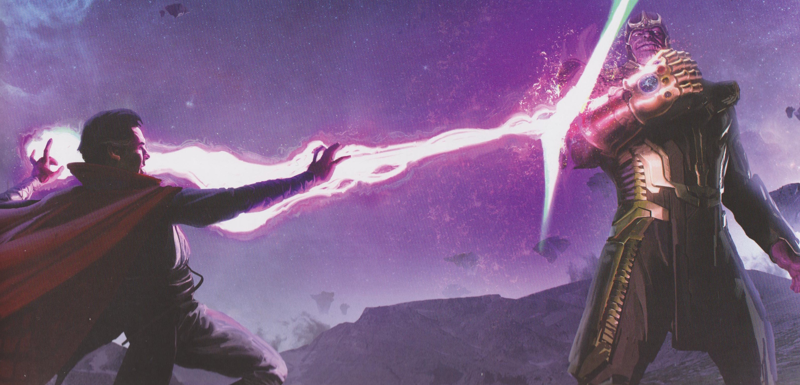 Avengers Infinity War Hi Res Concept Art Takes Us To The Epic Battle On Titan As Doctor Strange 