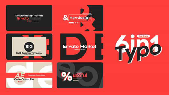 Typo Scene 6 - VideoHive 46903478