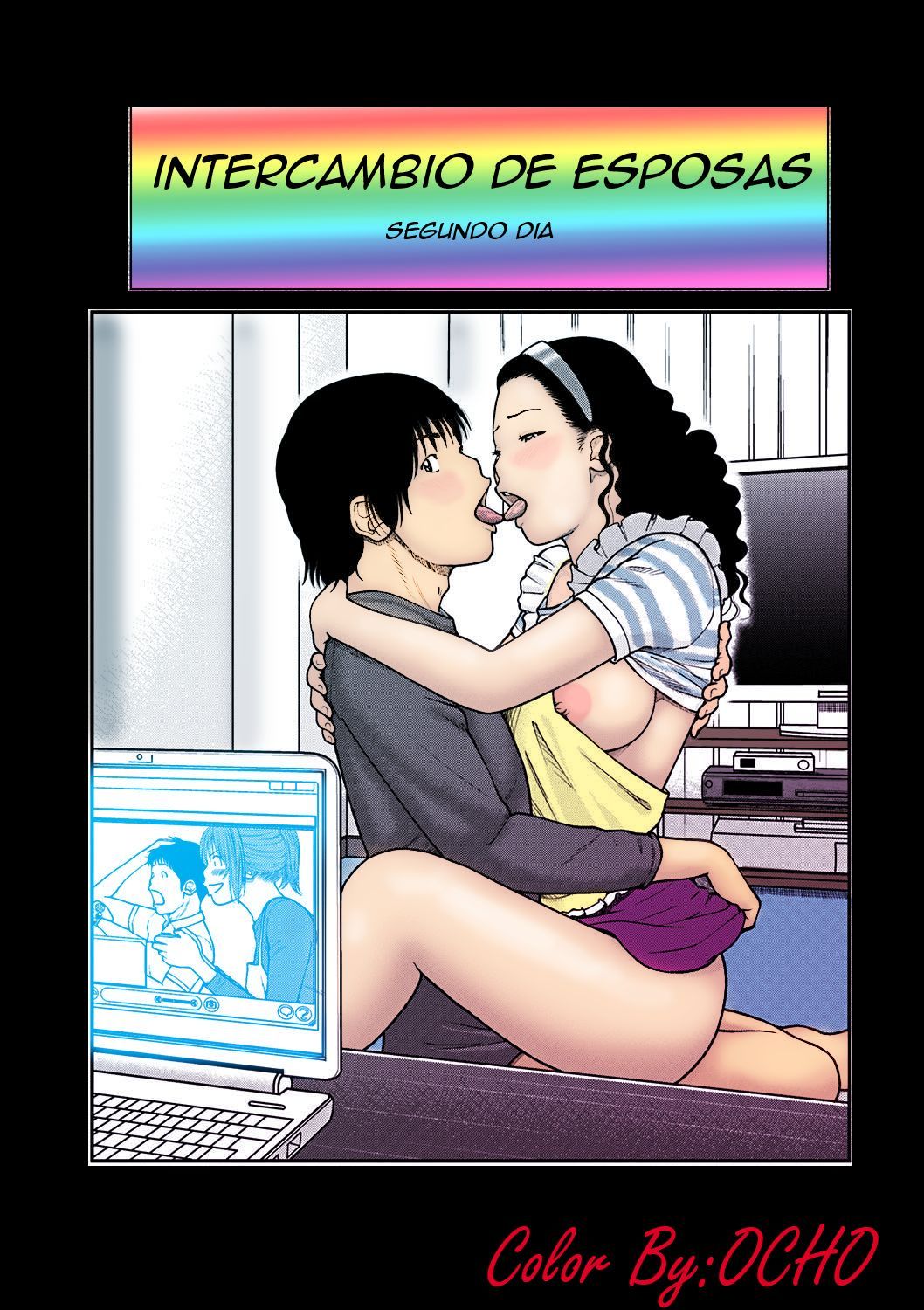 Fuufu Koukan Seikatsu ~Shoya~Intercambio de Esposas (Coloreado) Sin Censura - 57