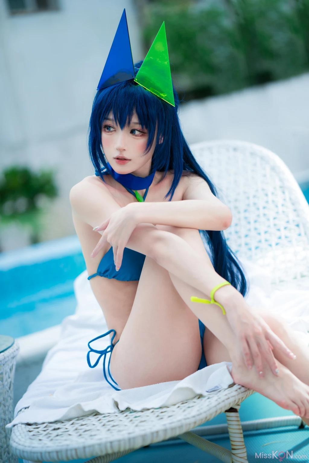Coser@阿包也是兔娘: 花园泳装 (35 photos)(16)