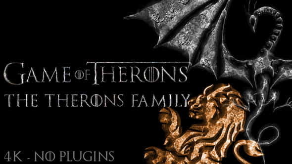 Game of Medieval Thrones Logo - VideoHive 23546480