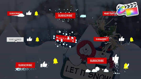 Snow Subscribes - VideoHive 25399668