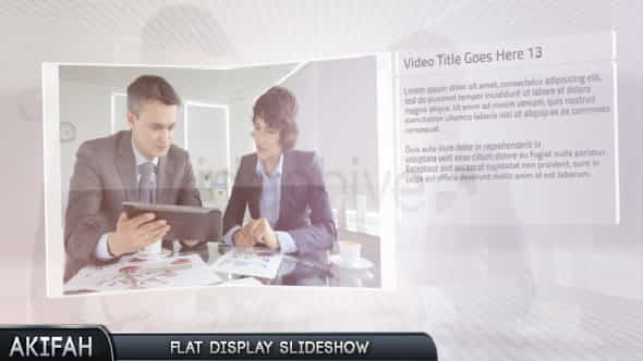 Flat Display Slideshow | Corporate - VideoHive 4991109