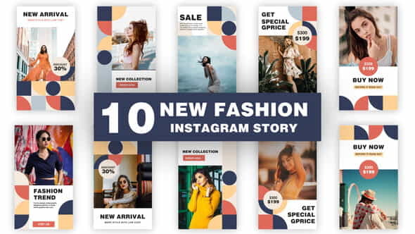 New Fashion Instagram stories - VideoHive 33125293
