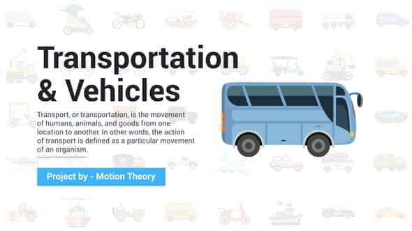 TransportationVehicles Icons - VideoHive 36609315