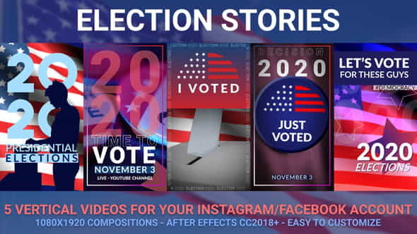 Presidential Election Stories - VideoHive 29106927