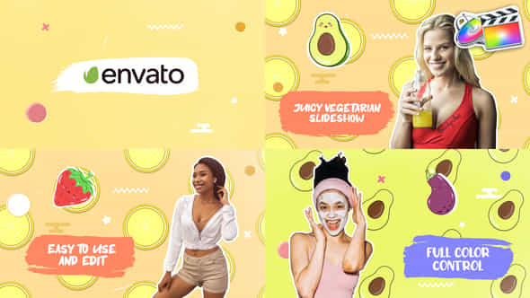 Juicy Vegetarian Slideshow For Fcpx - VideoHive 45268924
