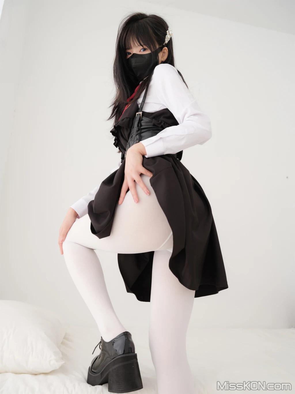 [紧急企划] 见希w: 内部 白丝学生服 (85 photos)(43)
