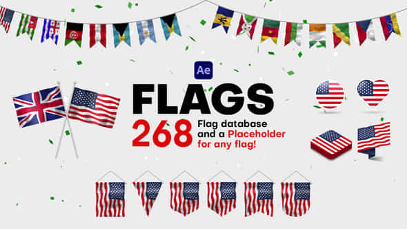 Flags - VideoHive 48107273