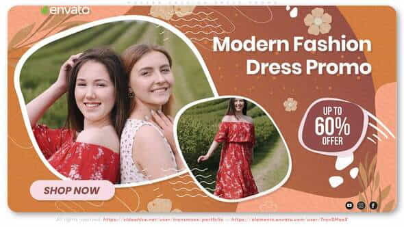 Modern Fashion Dress Promo - VideoHive 30482808