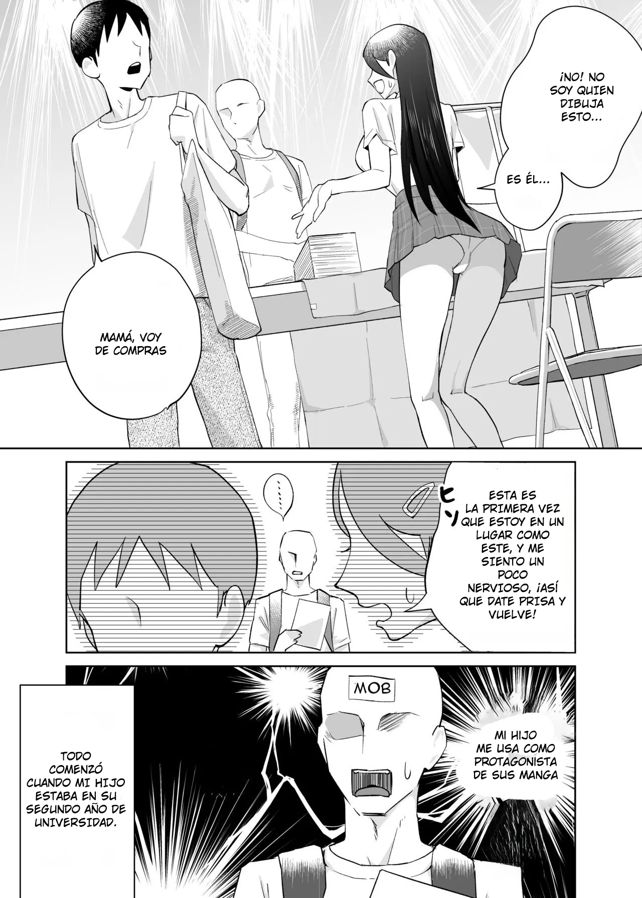 [Karashina en] Kaa-san, Tsukiatte 1-2  Madre, Sal Conmigo 1-2 [Spanish] [SrTraduc]