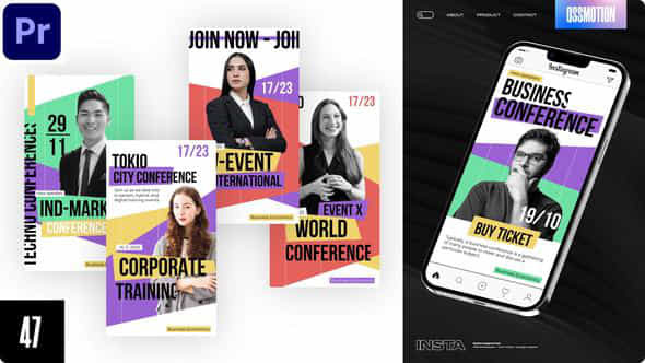 Conference Instagram Stories - VideoHive 44913500