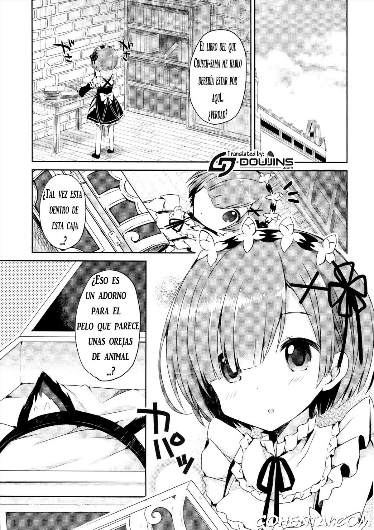 Rem Nyan wa Hatsujouki (Re:Zero kara Hajimeru Isekai Seikatsu) xxx comics manga porno doujin hentai español sexo 