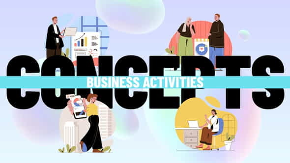 Business activities- Scene Situation - VideoHive 34401959