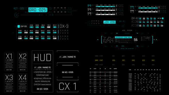 HUD Text Elements - VideoHive 43424241