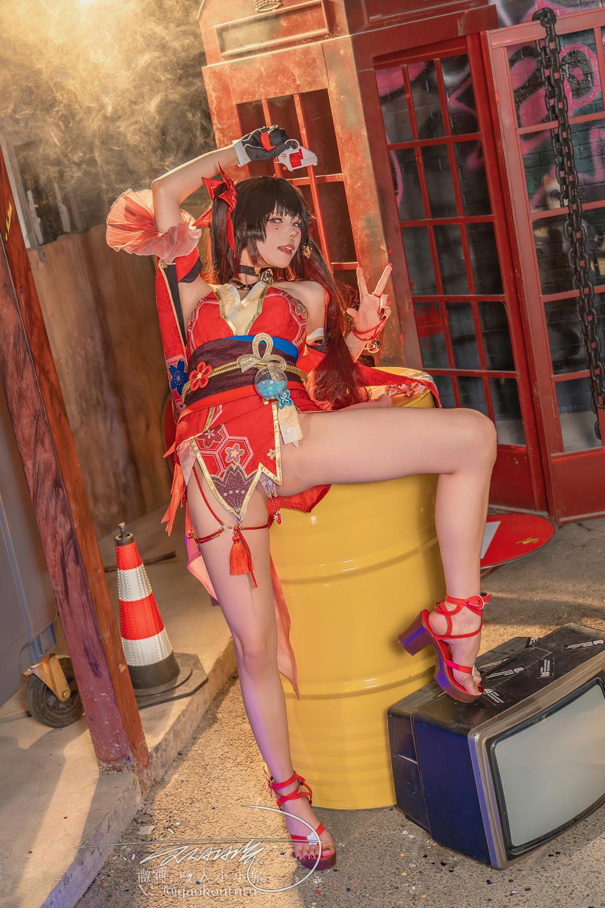 Cosplay 黏黏团子兔 星穹铁道-花火(51)