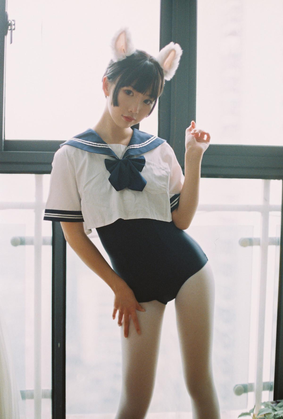 Cosplay 面饼仙儿 水手服 死库水(10)