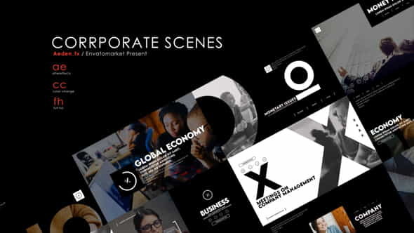 Corporate Titles Scenes - VideoHive 38264675
