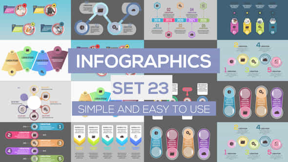 Infographics Set 23 - VideoHive 26317637