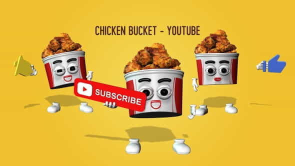 Chicken Bucket - Youtube - VideoHive 29317383