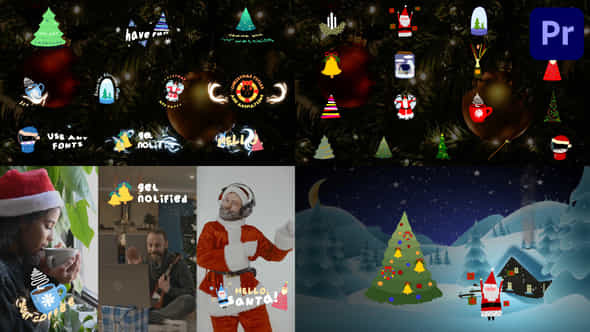 Christmas Titles And - VideoHive 42566421