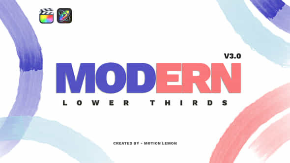 Modern Lower Thirds - VideoHive 37520112