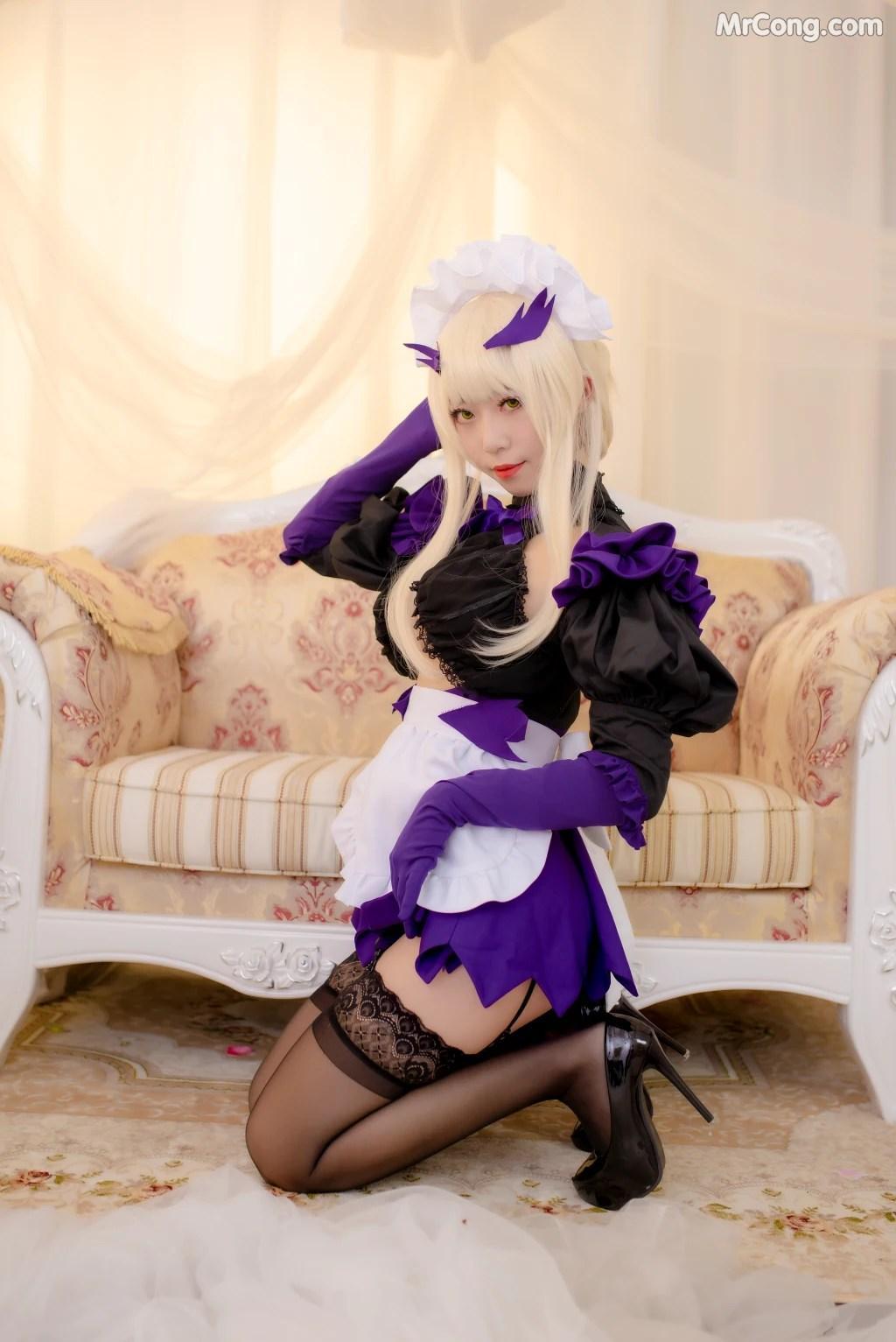 Coser@Money冷冷 No.008: 黑枪呆女仆 (17 photos)