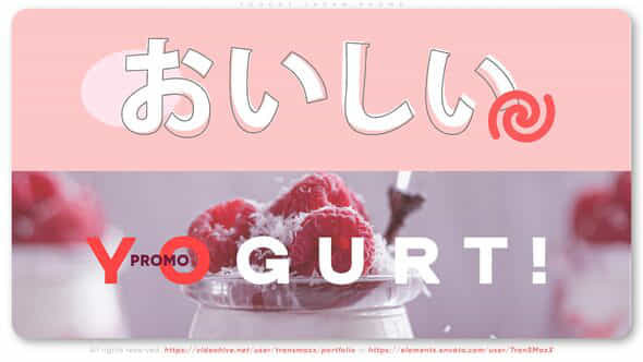 Yogurt Japan Promo - VideoHive 42050434