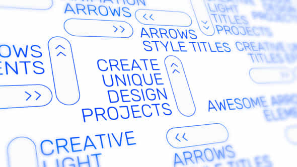 Text Arrow Animation - VideoHive 57643016