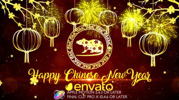 Chinese New Year Wishes Apple Motion - VideoHive 23163584