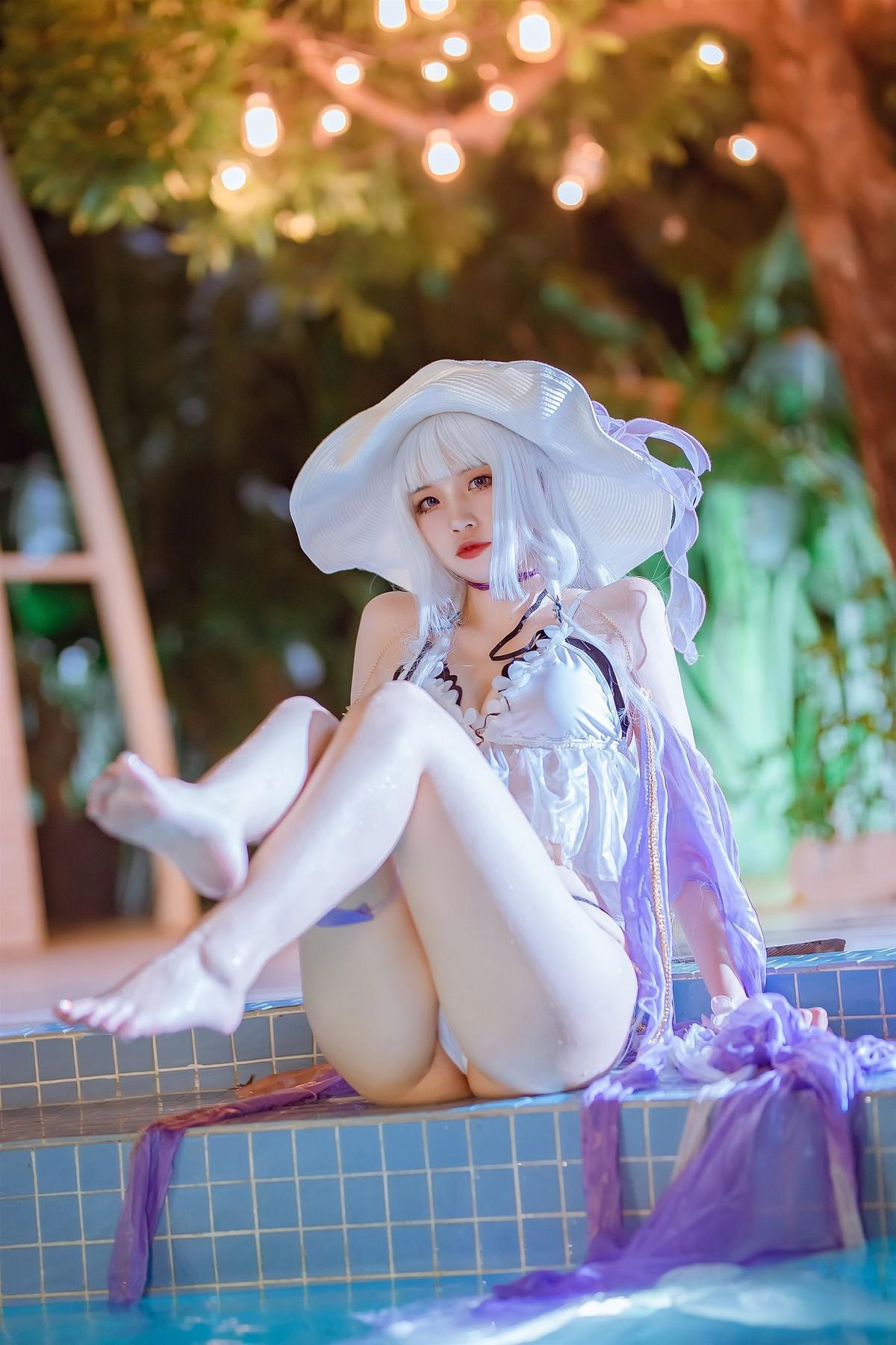 Cosplay 二佐Nisa 碧蓝光辉泳装(34)