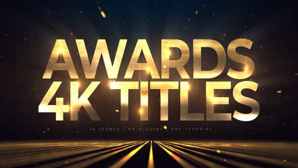 Awards 4K Titles | Lines - VideoHive 25211057