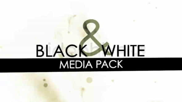Black and White Media Pack - VideoHive 64203