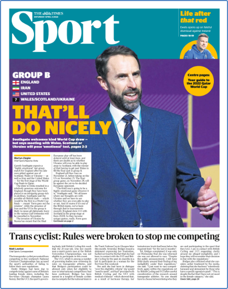 The Times Sport - April 16, 2022