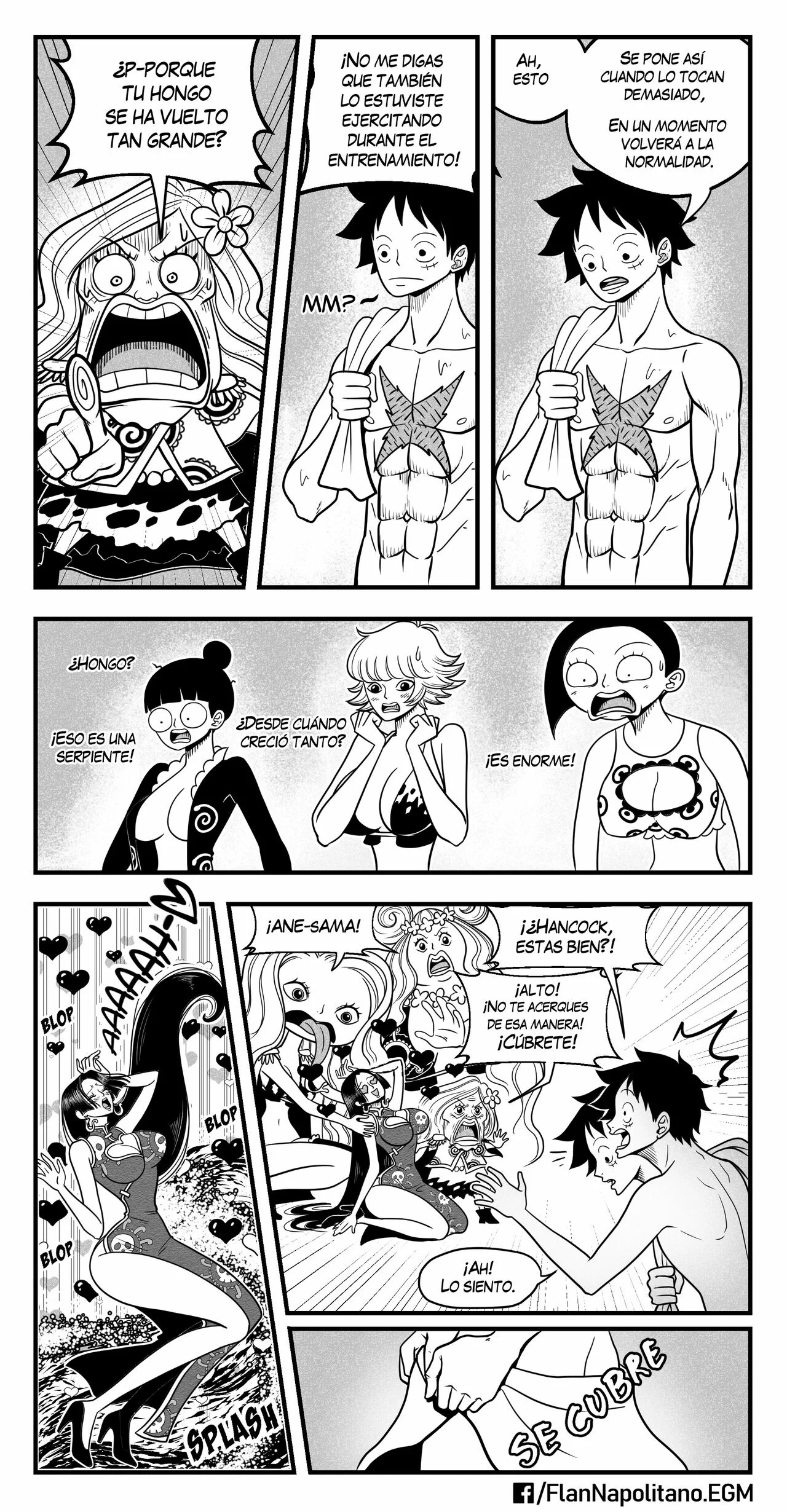 Flan Napolitano - Hancock x Luffy Parte 1 - ElizaGM - 8