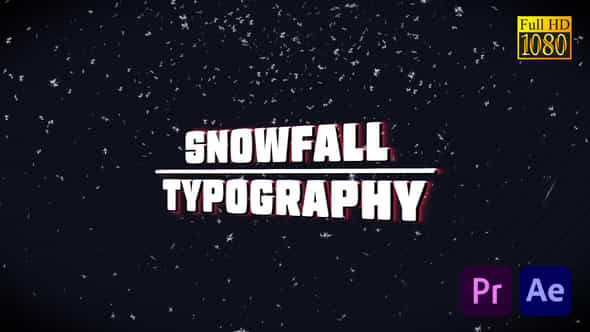 Snow 3D Typography - VideoHive 29704736