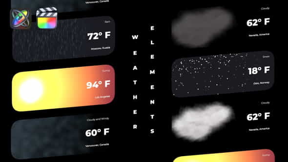 Weather Elements - VideoHive 33390809