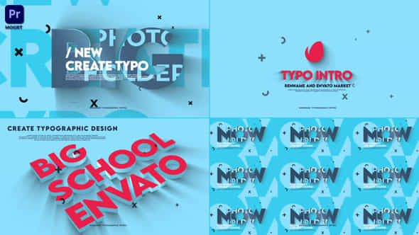 Typo Intro - VideoHive 49192584