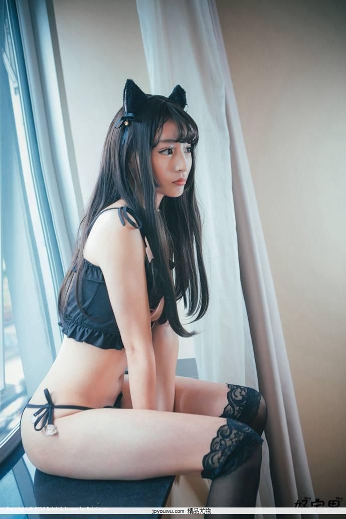 项圈猫女丝袜调教写真(18)