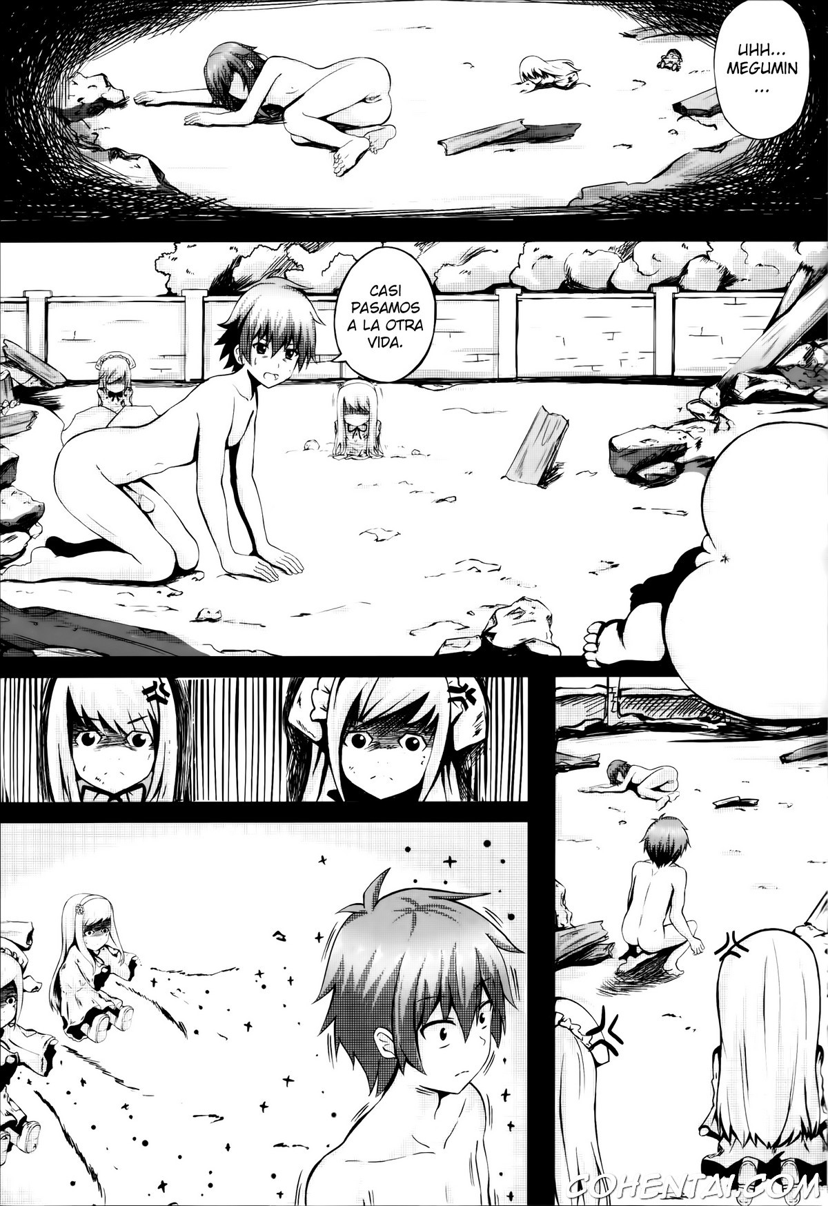 Giving ○○ to Megumin in the Toilet! (Kono Subarashii Sekai ni Syukufuku o!) xxx comics manga porno doujin hentai español sexo 