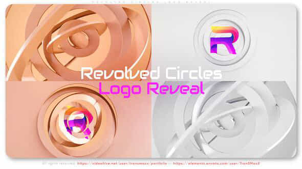 Revolved Circles Logo Reveal - VideoHive 52426504