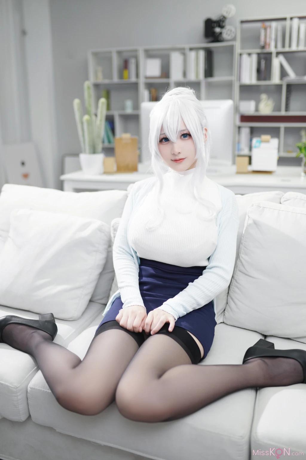 Coser@幼愛Youmeko: 未亡人雪女 (70 photos)(14)