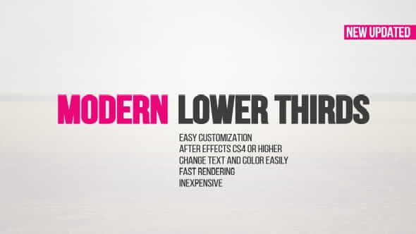 Modern Lower Thirds - VideoHive 14862882