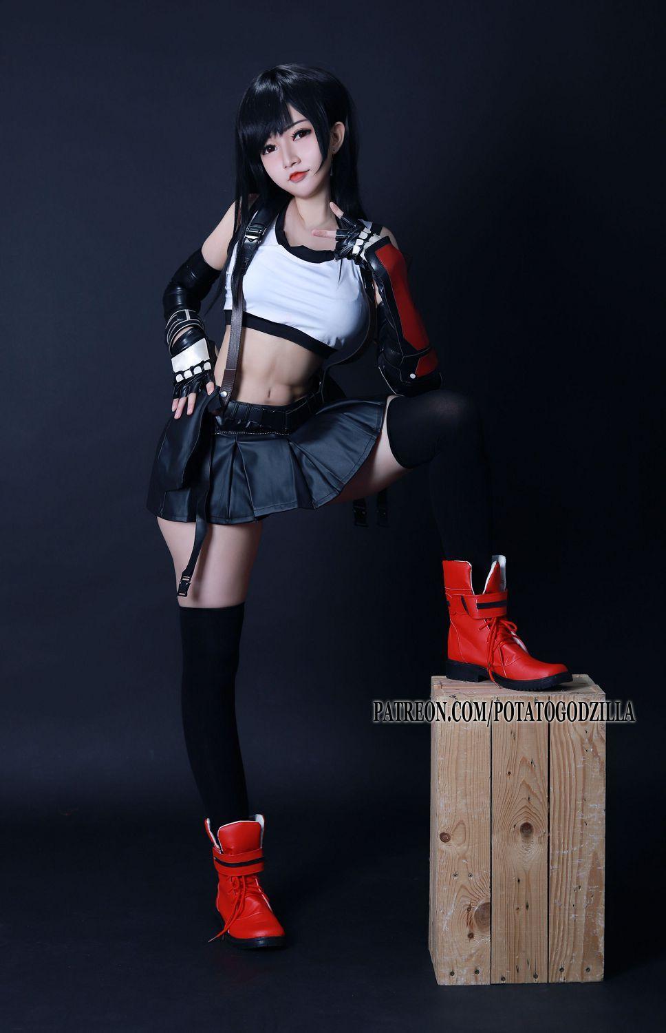 [福利女神cosplay] Potato Godzilla - Tifa(22)