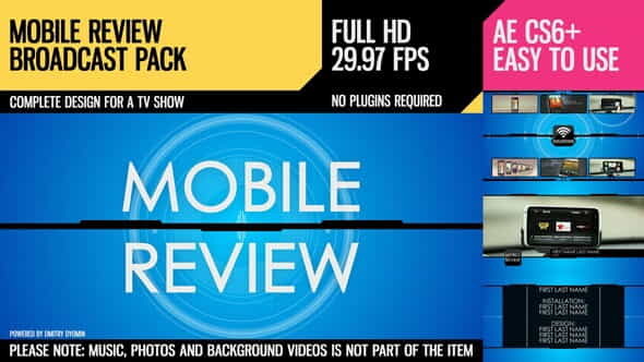Mobile Review (Broadcast Pack) - VideoHive 3112956
